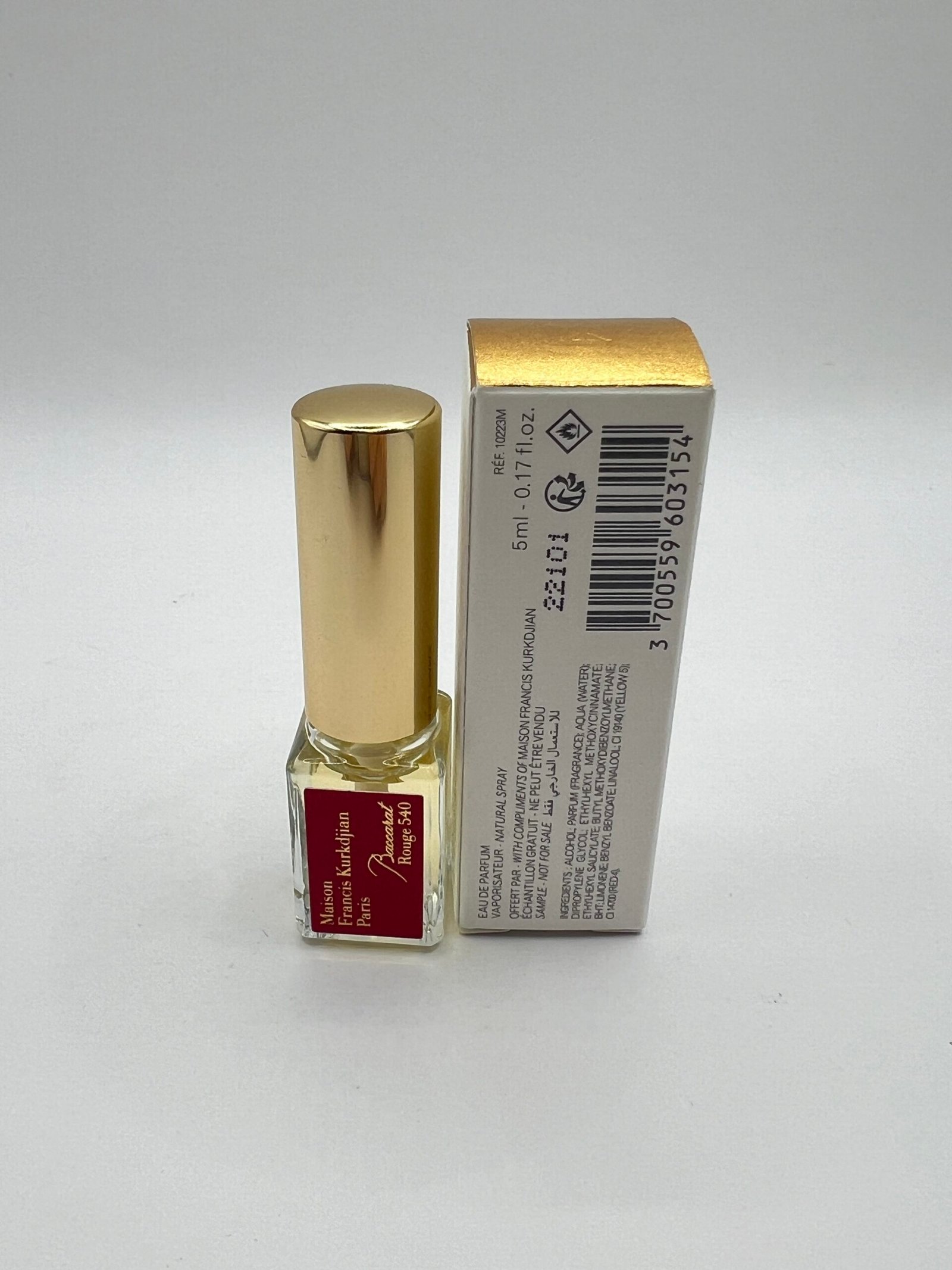 Maison Francis Kurkdjian Paris BACCARAT ROUGE 540 5 ml Eau De Parfum - immagine 2